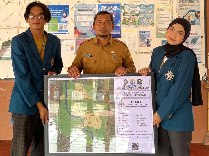 Dari Survei ke Peta: Mahasiswa KKN Undip Petakan Potensi UMKM Desa Kedungwinong